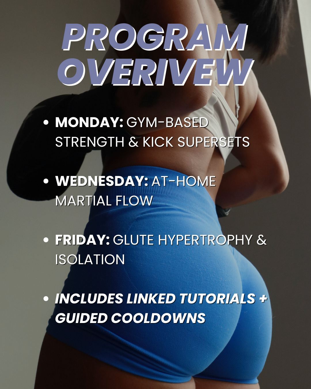 Booty by Back Kicks - 4 Week Training Program