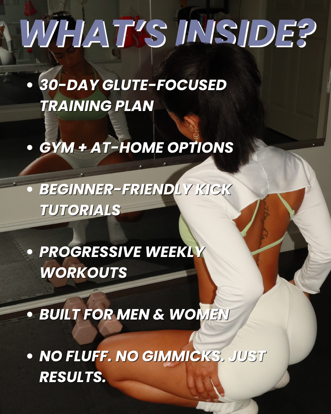 Booty by Back Kicks - 4 Week Training Program